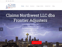 Tablet Screenshot of frontieradjustersnw.com